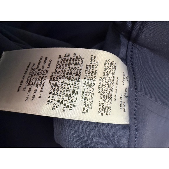 Columbia Blue Athletic Skort Size XXL 21G Built-in Shorts Drawstring Waist - Picture 3 of 10